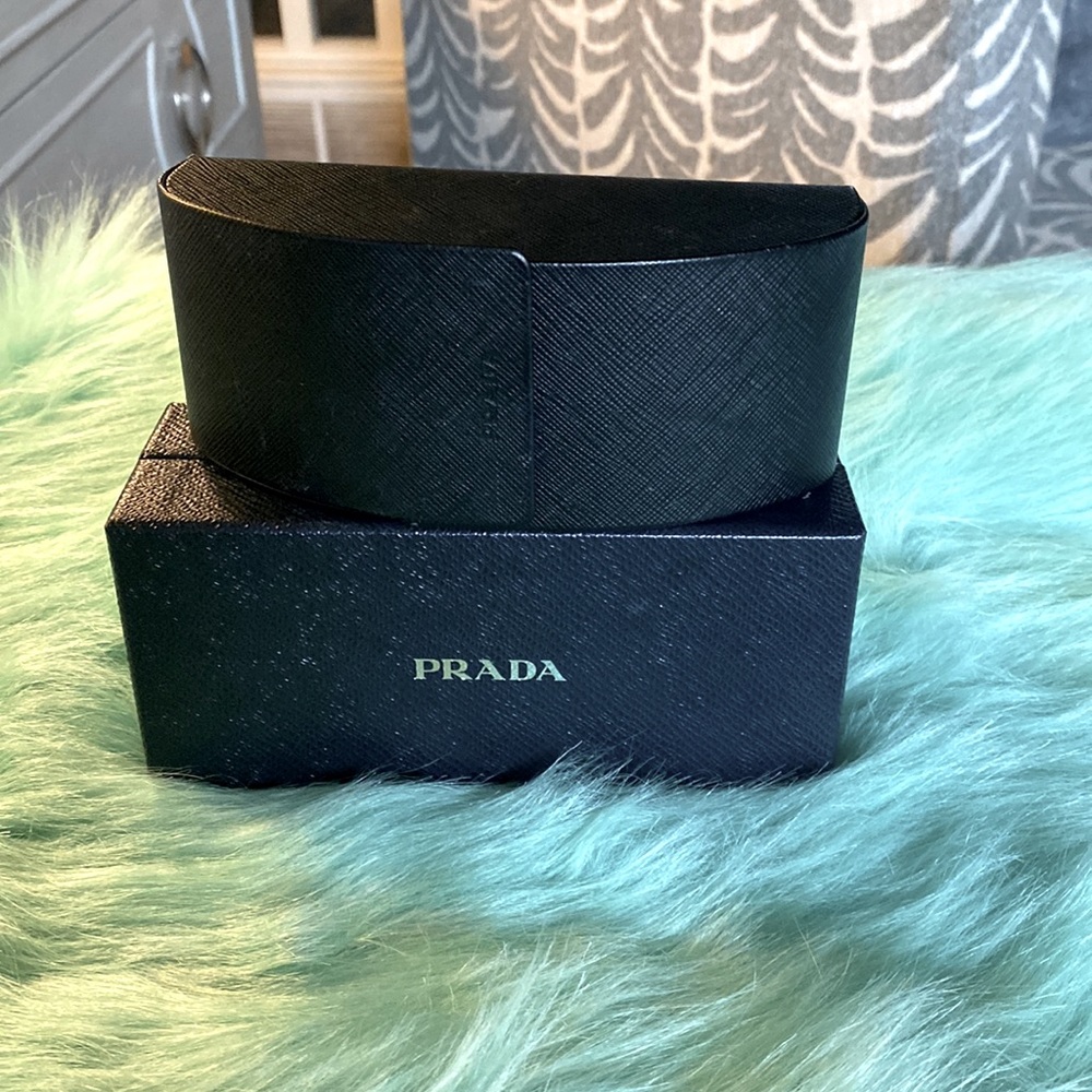 Sunglass case and box Prada